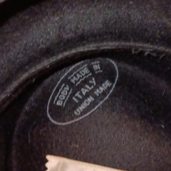Vintage black ladies hat main image 3